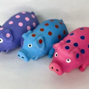 JUGUETE CERDO LATEX CON SONIDO 18CM