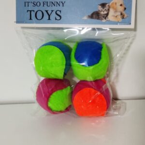PELOTA DE TELA X 4 CHICA JUG003
