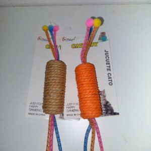 JUEGO SISAL TUVULAR CON PONPONES