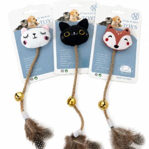 JUGUETE GATITI CON SOGA Y CASCABEL 8467-5