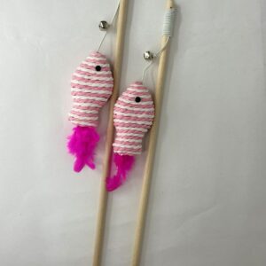 VARITA PESCADO CON PLUMAS Y CASCABEL -M4 (24062)
