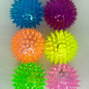 PELOTA ERIZO CON LUZ CHICA 6*6*6* JUG008