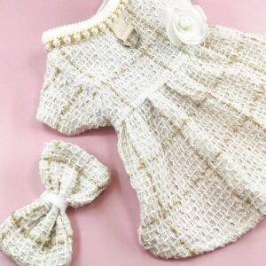VESTIDO CUADRILLE NATURAL