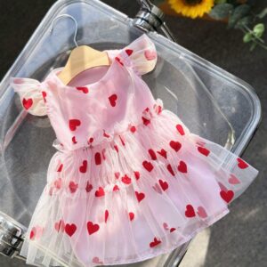 VESTIDO ENCANJE CON CORAZON