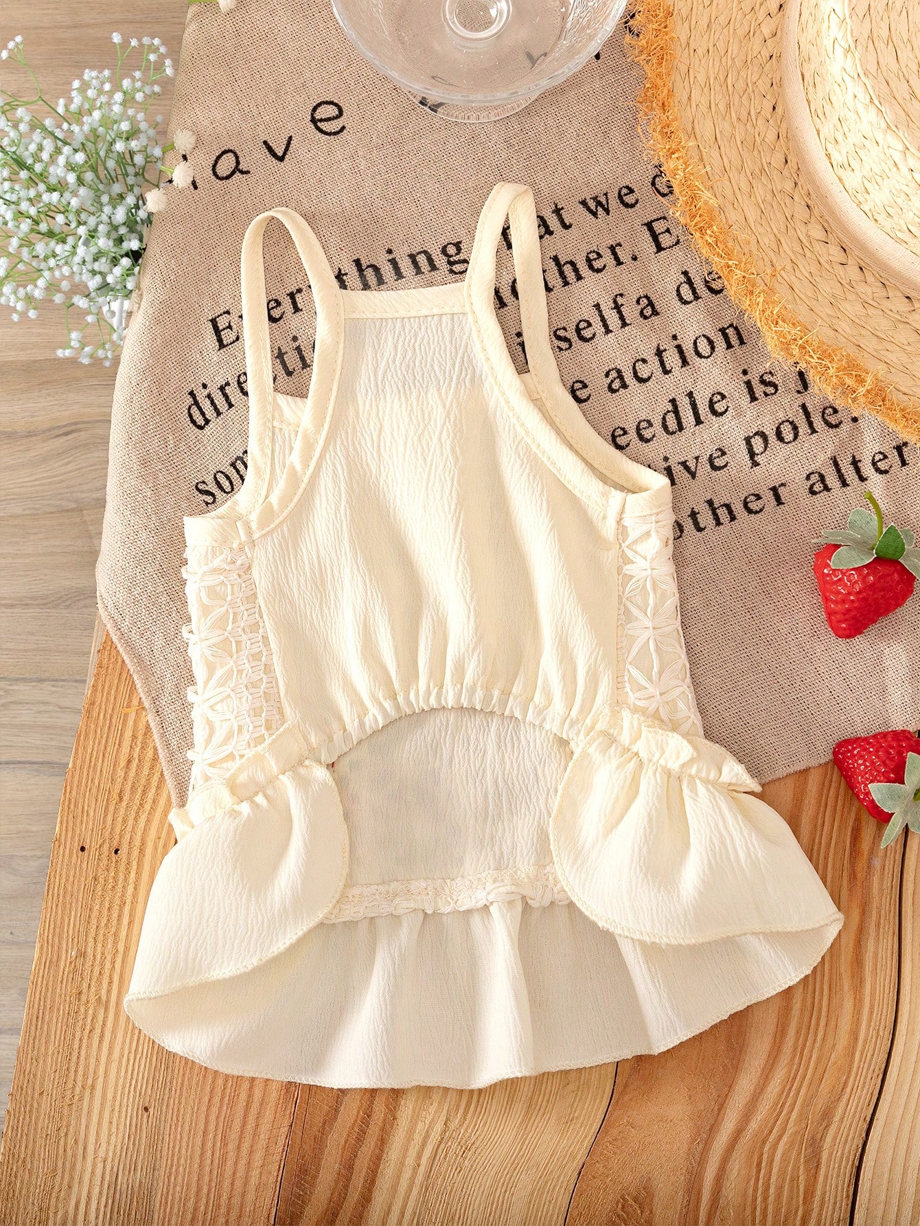 VESTIDO FRUTILLA BORDADA - Imagen 4