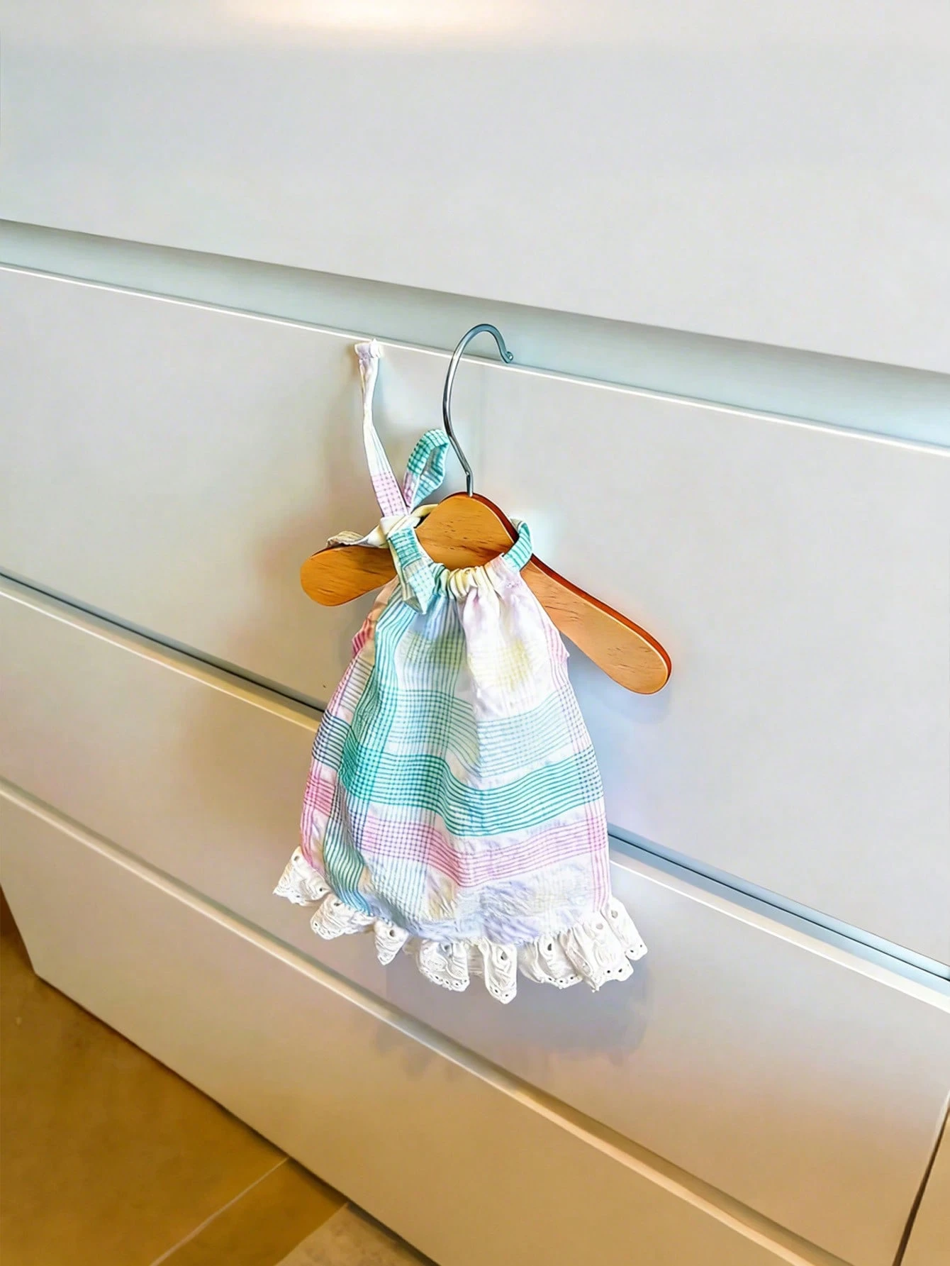 VESTIDO COLOR PASTER A CUDRILLE - Imagen 6