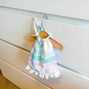 VESTIDO COLOR PASTER A CUDRILLE