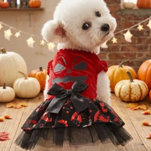 VESTIDO BRUJA ROJA