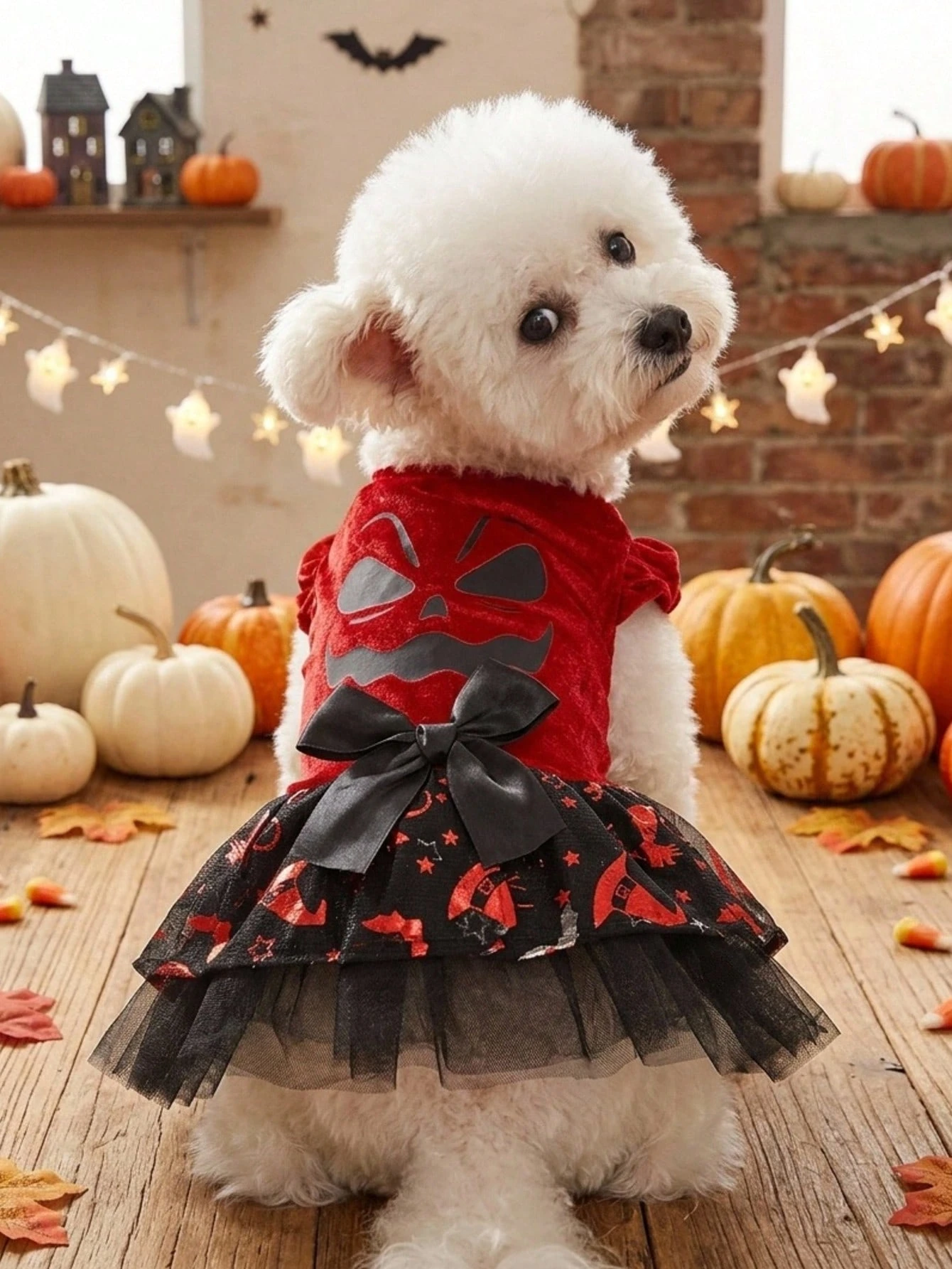 VESTIDO BRUJA ROJA
