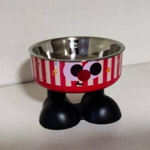 Comedero con carita y patitas