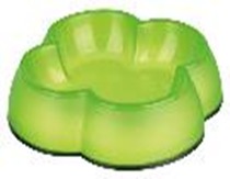 Comedero de plastico con antideslizante, transl?cido, 0,25l, ?12cm